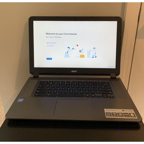 Acer Chromebook 15.6'' Laptop Intel CPU 1.60 GHz, 2GB RAM, 16GB SSD CB3-532-C47C - Picture 5 of 7